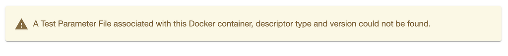 Testing parameters